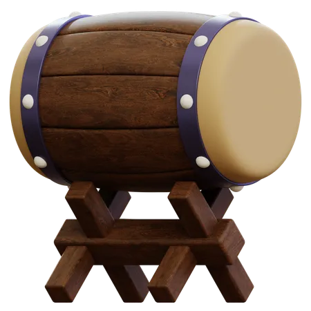 Islamic Drum  3D Icon