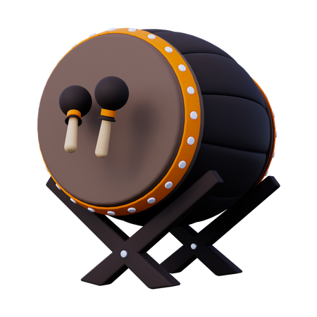 Islamic Drum  3D Icon