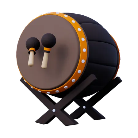 Islamic Drum  3D Icon