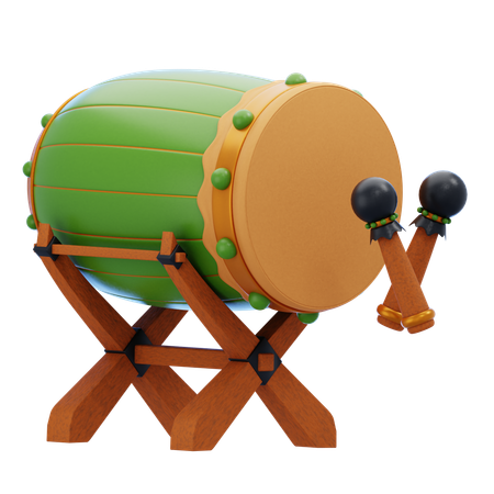 Islamic Drum  3D Icon