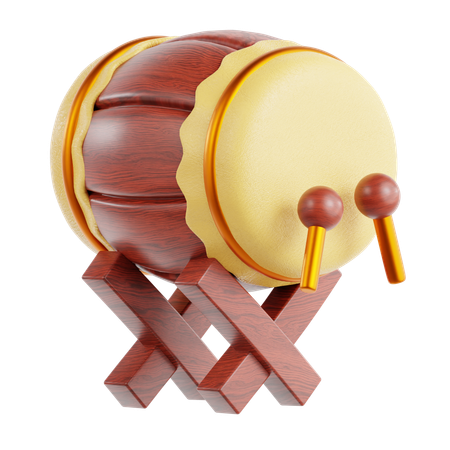 Islamic Drum  3D Icon