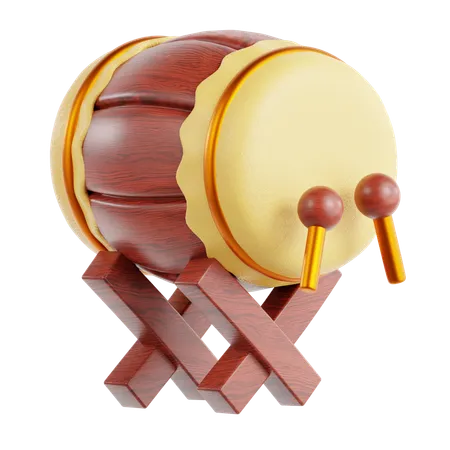 Islamic Drum  3D Icon