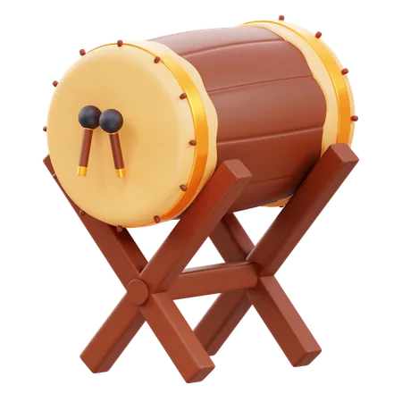 Islamic Drum  3D Icon