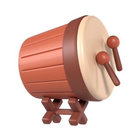 Islamic Drum  3D Icon