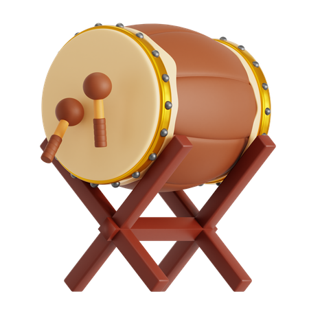 Islamic Drum  3D Icon