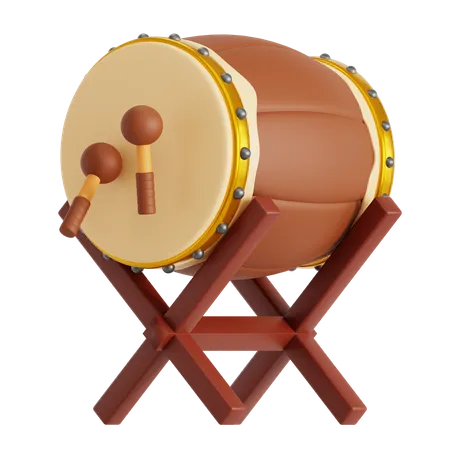 Islamic Drum  3D Icon