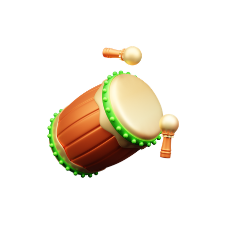 Islamic Drum  3D Icon