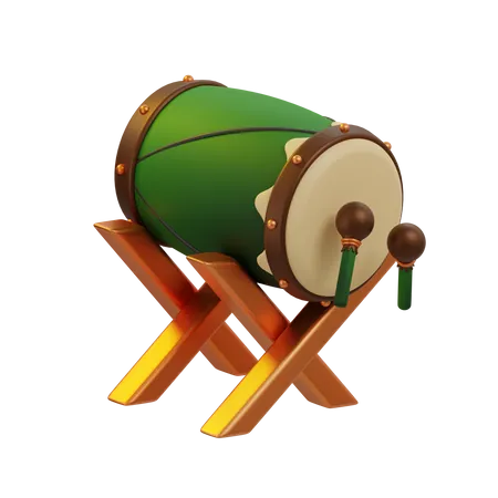 Islamic Drum  3D Icon