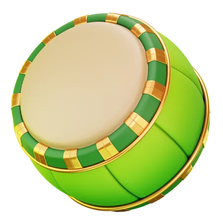 Islamic Drum  3D Icon