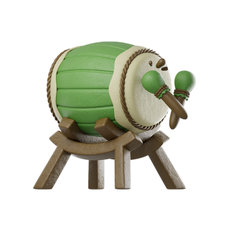 Islamic Drum  3D Icon