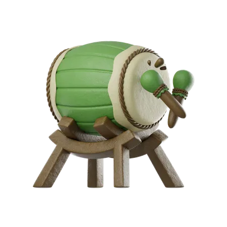 Islamic Drum  3D Icon