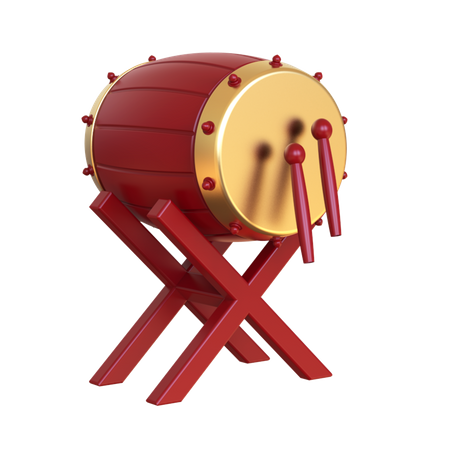 Islamic Drum  3D Icon