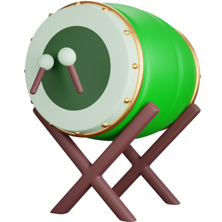 Islamic Drum  3D Icon