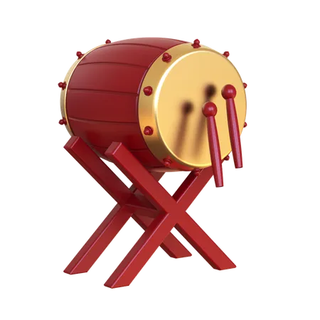 Islamic Drum  3D Illustration