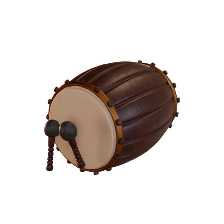 Islamic Drum  3D Illustration