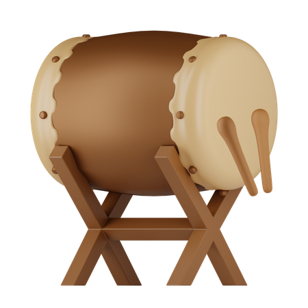 Islamic drum  3D Illustration