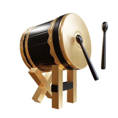 Islamic Drum  3D Illustration