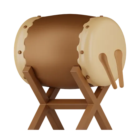 Islamic drum  3D Illustration