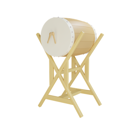 Islamic Drum 3D Illustration