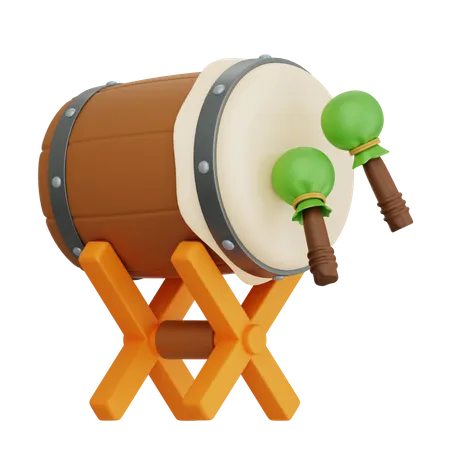 Islamic Drum Beduk  3D Icon