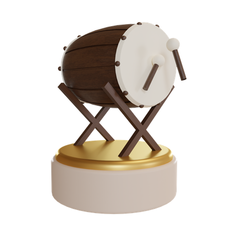 Islamic Drum Podium  3D Icon