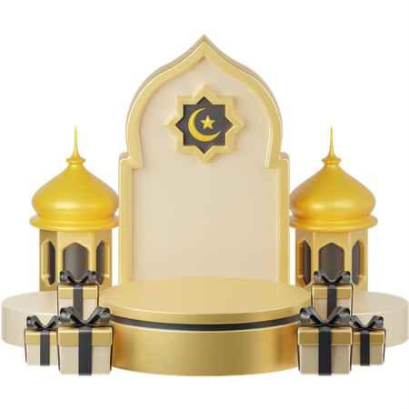 Islamic Festival  3D Illustration