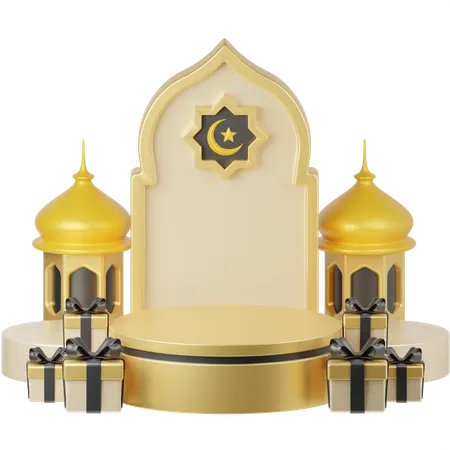 Islamic Festival  3D Illustration