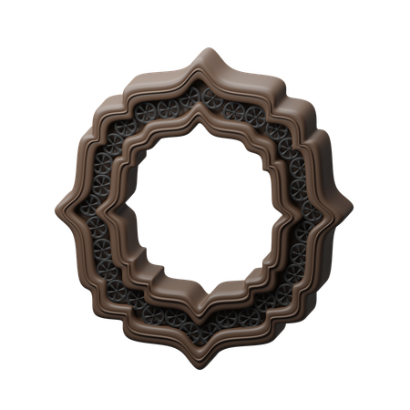 Islamic frame  3D Icon