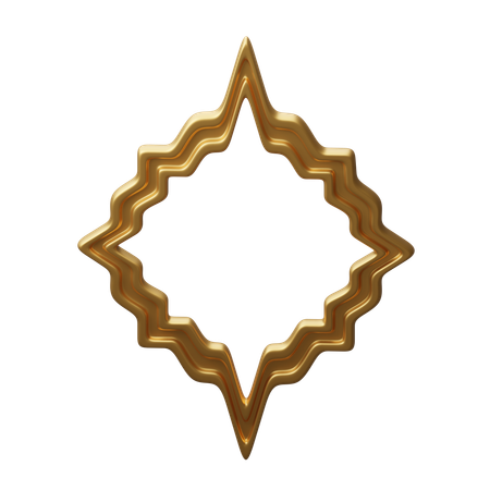 Islamic Frame  3D Icon