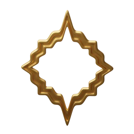 Islamic Frame  3D Icon