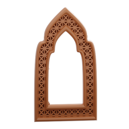 Islamic frame  3D Icon