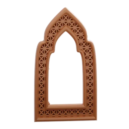 Islamic frame  3D Icon