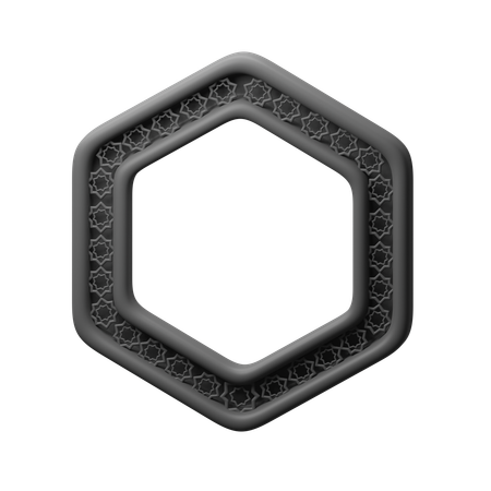 Islamic Frame  3D Icon