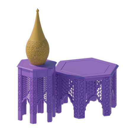 イスラム家具  3D Icon