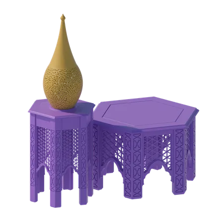 イスラム家具  3D Icon