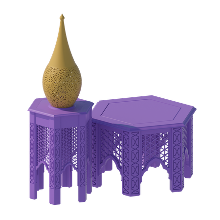 Islamic Furniture  3D Icon