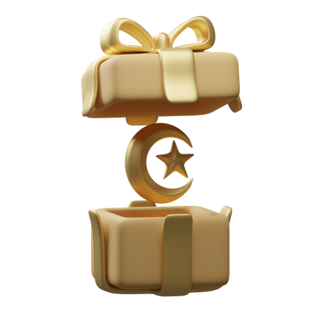 Islamic gift box  3D Icon