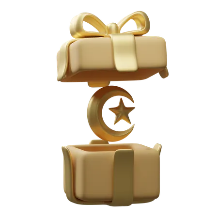 Islamic gift box  3D Icon