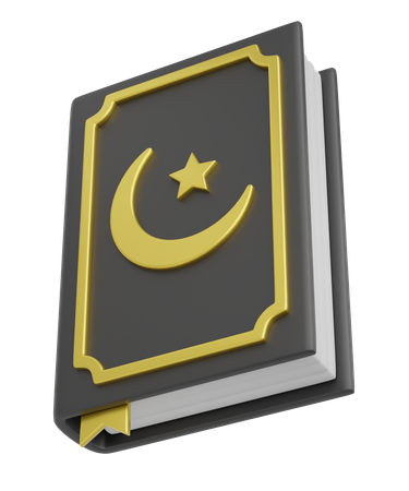 Islamic Holy Book 3D Icon