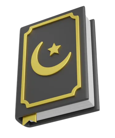 Islamic Holy Book 3D Icon