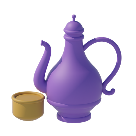 Islamic Kettle  3D Icon