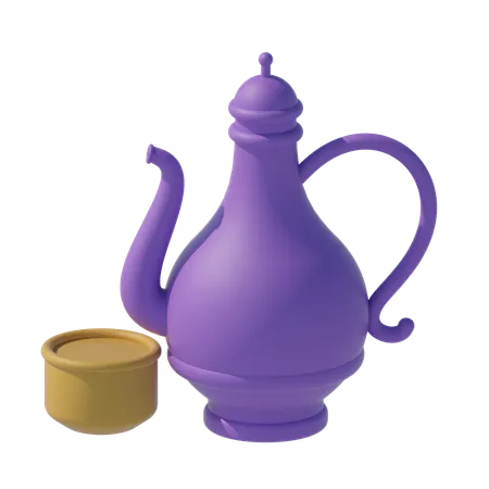 Islamic Kettle  3D Icon