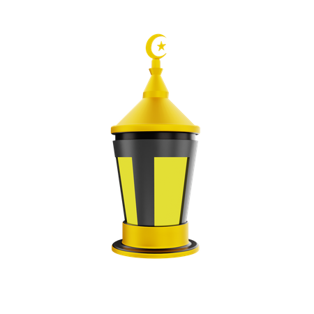 Islamic Lamp 3D Icon