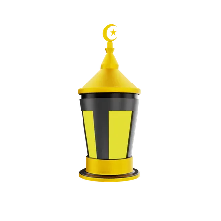 Islamic Lamp 3D Icon