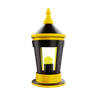 islamic lamp 3d logo