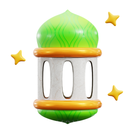 Islamic lantern  3D Icon