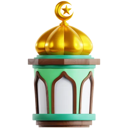 Islamic Lantern 3 D Icon 3D Icon