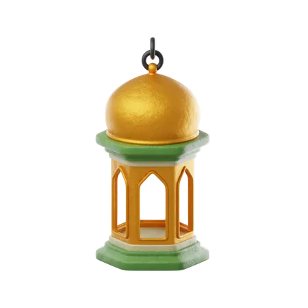 イスラムのランタン  3D Icon