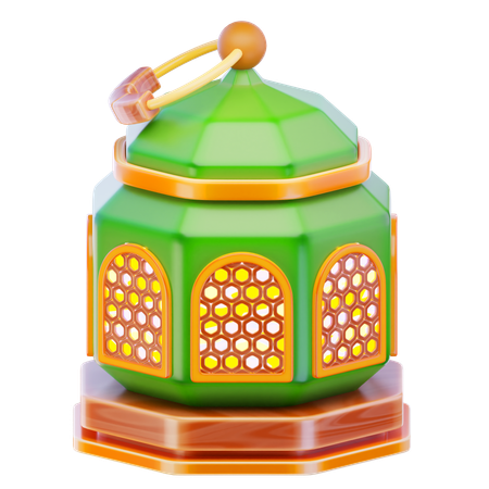 이슬람 랜턴  3D Icon