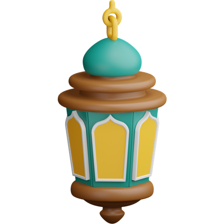 Islamic Lantern  3D Icon